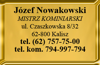 Usługi Kominiarskie Józef Nowakowski - Dane kontaktowe
